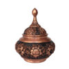 Handcrafted Persian Engraved Copper Sugar Bowl Homa