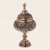 Handcrafted Persian Engraved Copper Sugar Bowl Raha