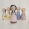 Handmade Wooden Peg Dolls - Fairy Tale Characters | Enchanting Wooden Toys