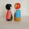 Handmade Wooden Peg Dolls - Frida Kahlo | Artistic Wooden Figurines