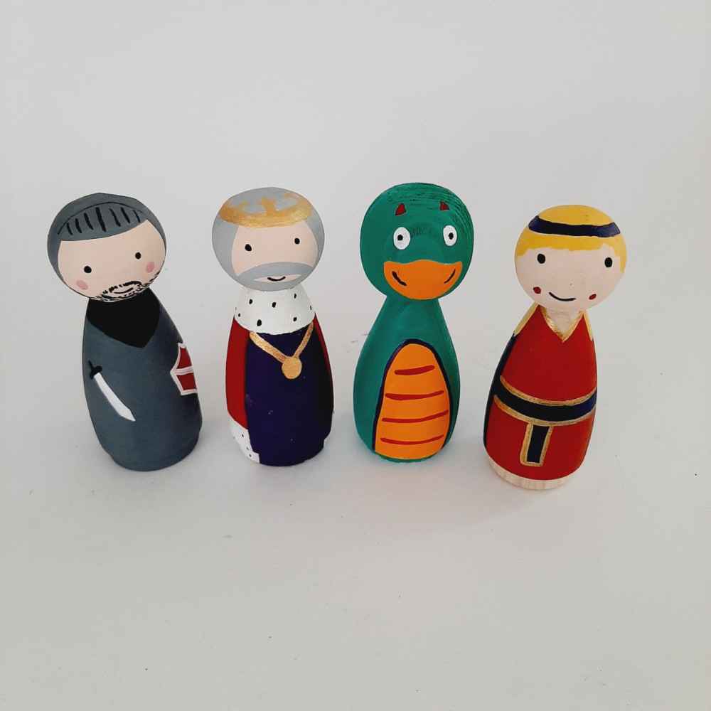 Handmade Wooden Peg Dolls – Game of Thrones | Custom Fantasy Characters