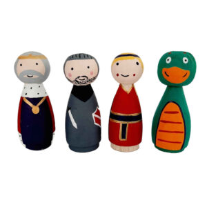 Handmade Wooden Dolls Model Game Of Thrones