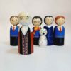 Handmade Wooden Peg Dolls - Harry Potter | Custom Wizarding Figures