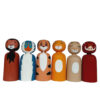 Handmade Wooden Peg Dolls - Jungle Animals | Artisan Wooden Toys