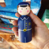 Handmade Wooden Peg Dolls - Police & Thief | Adventure-Themed Wooden Toys