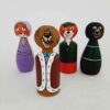 Handmade Wooden Peg Dolls - Robin Hood | Classic Adventure Figures