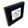 Decorative Persian Ceramic Tile - Calligraphy Pattern: Mahi