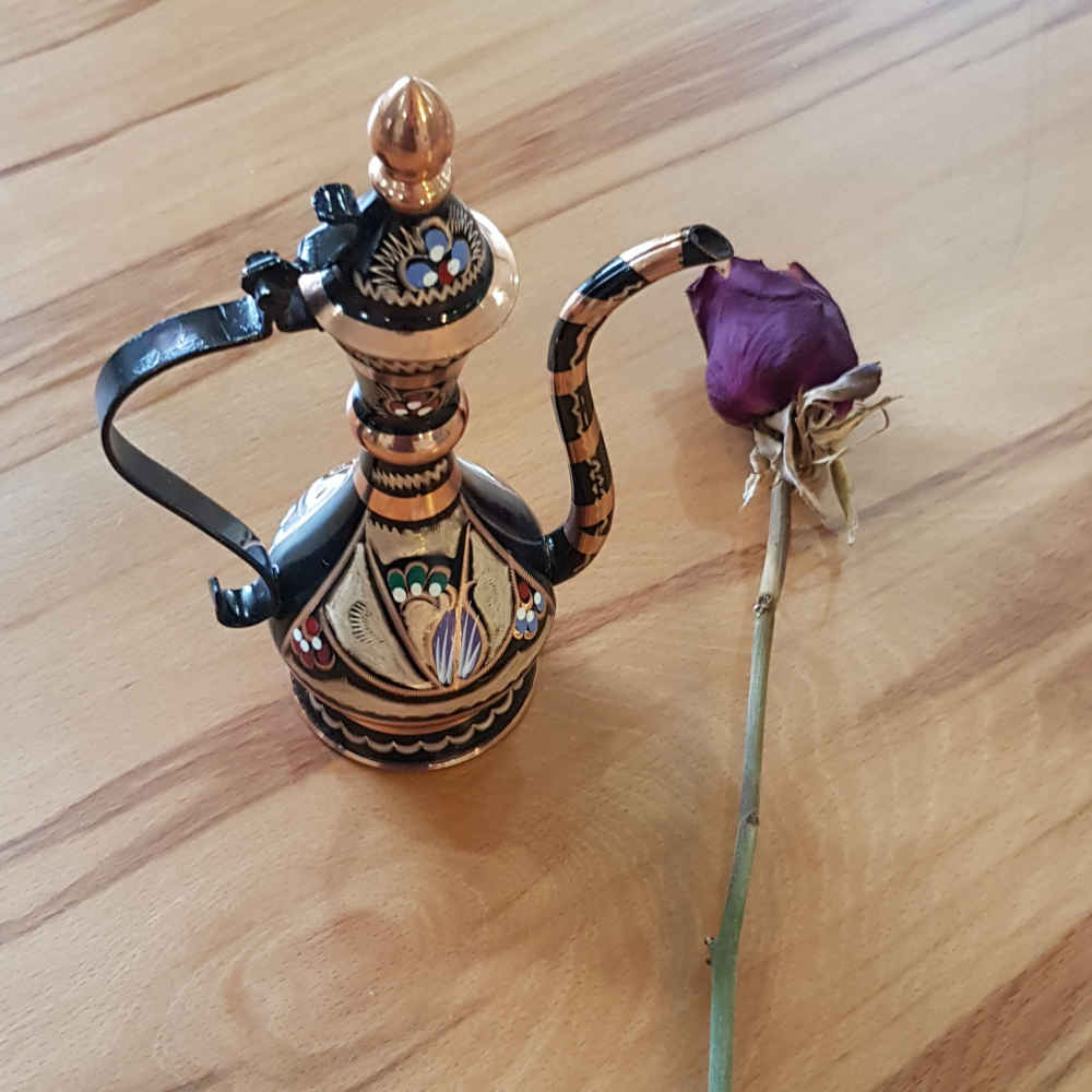 Persian Copper Rosewater Sprinkler Model Sayeh