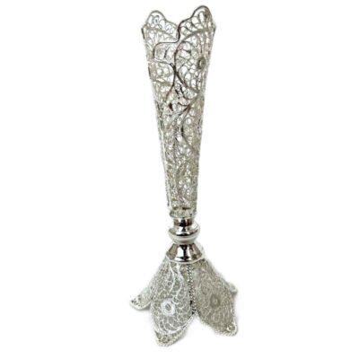 Handcrafted Persian Filigree Decorative Vase Mahtab