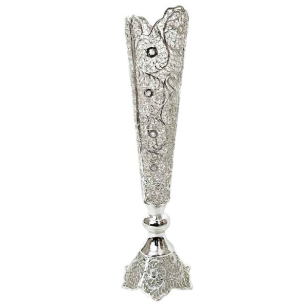 Handcrafted Persian Filigree Decorative Vase Zina