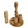 Set of Wooden Salt & Pepper Shakers Haleh