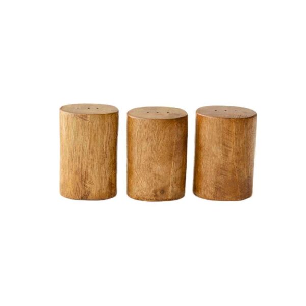 Set of Wooden Salt & Pepper Shakers Tara