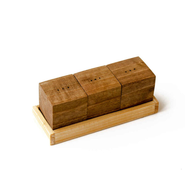 Set of Wooden Salt & Pepper Shakers Vania