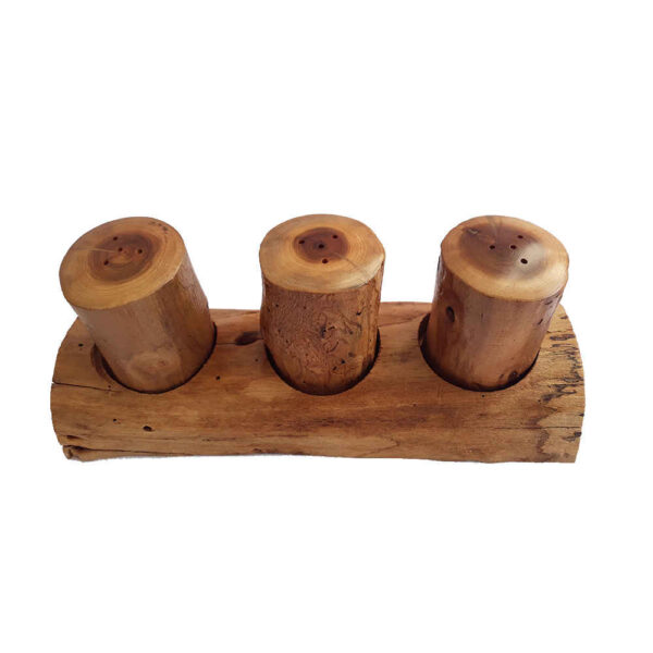 Set of Wooden Salt & Pepper Shakers Yalda