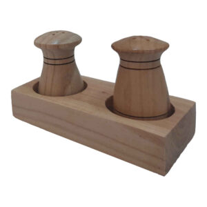 Iranian Wooden Salt Shaker Model Zanbagh