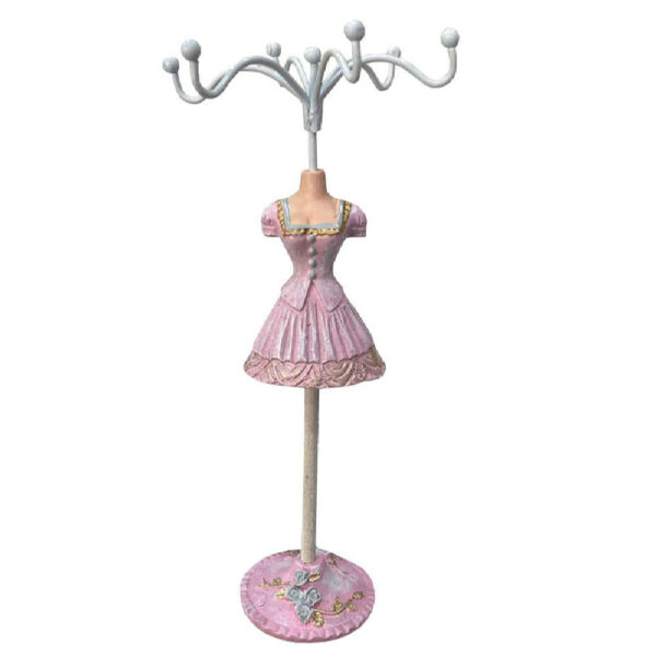 Novelty Jewelry Holder and Organizer Model Pink Mannequin