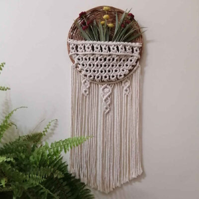 Macrame Wall Hanging Tapestry Art Bohemian Diamond