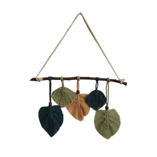 Macrame Wall Hanging Tapestry Art Bohemian Leafs Raaz