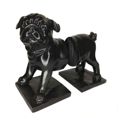 Polyester Sculpture Bookend with Animal-Theme Dog