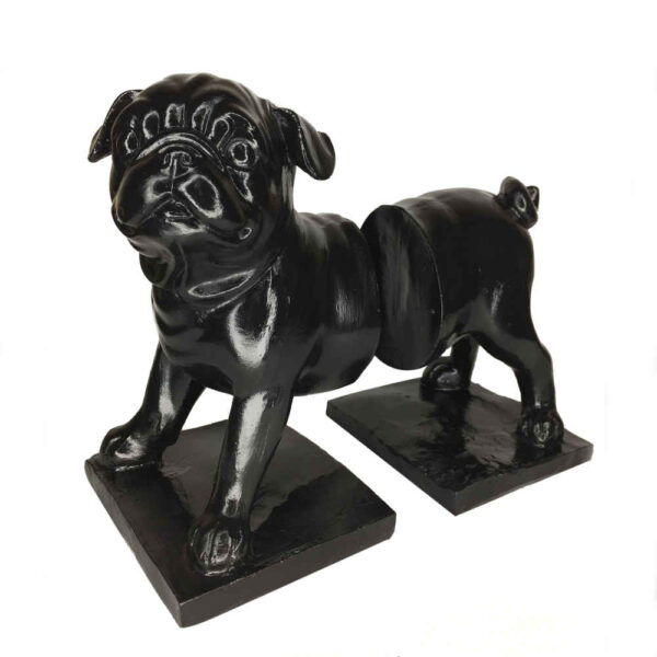 Dog Figure Polyester Sculpture Bookend – Perfect for Pet Lovers’ Shelves