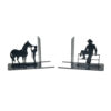 Horse-Themed Metal Art Bookend – Ideal for Rustic or Nature-Inspired Décor