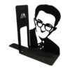Sadegh Hedayat Portrait Persian Metal Art Bookend – Perfect for Literary Corners
