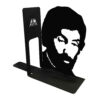 Sohrab Sepehri Portrait Persian Metal Art Bookend – Ideal for Artistic Shelves
