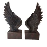 Polyester Sculpture Bookend Wings
