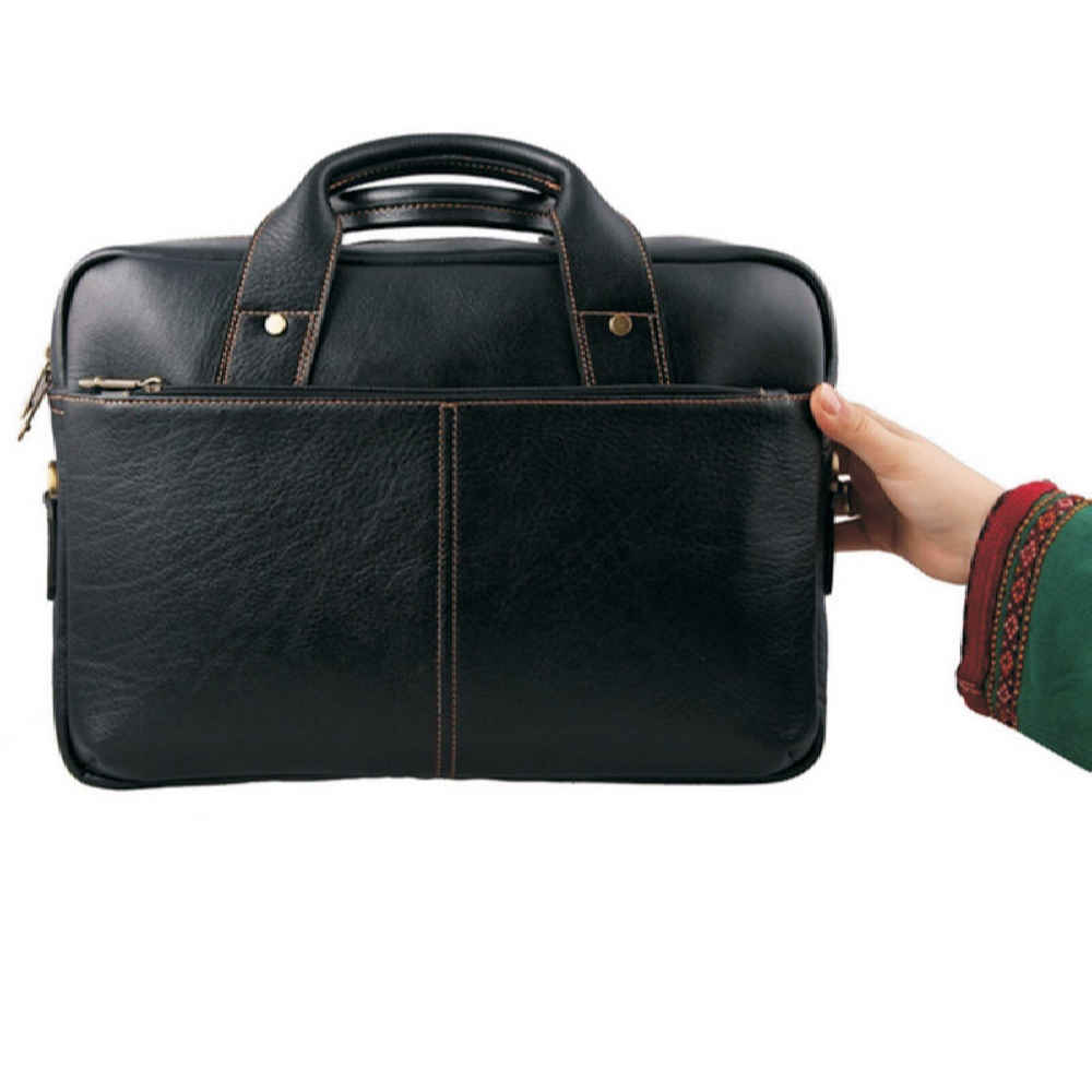 Persian Leather Briefcase – Araz Model