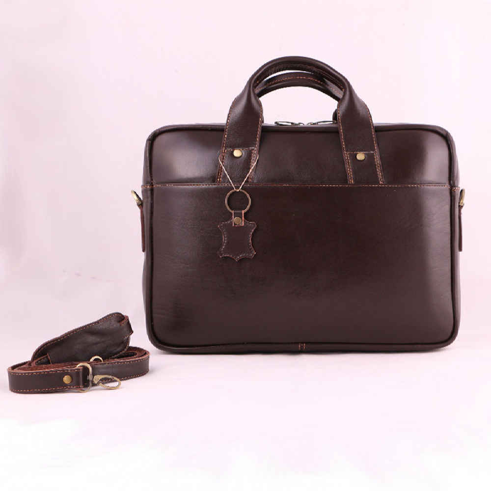 Persian Leather Briefcase Araz Model ShopiPersia