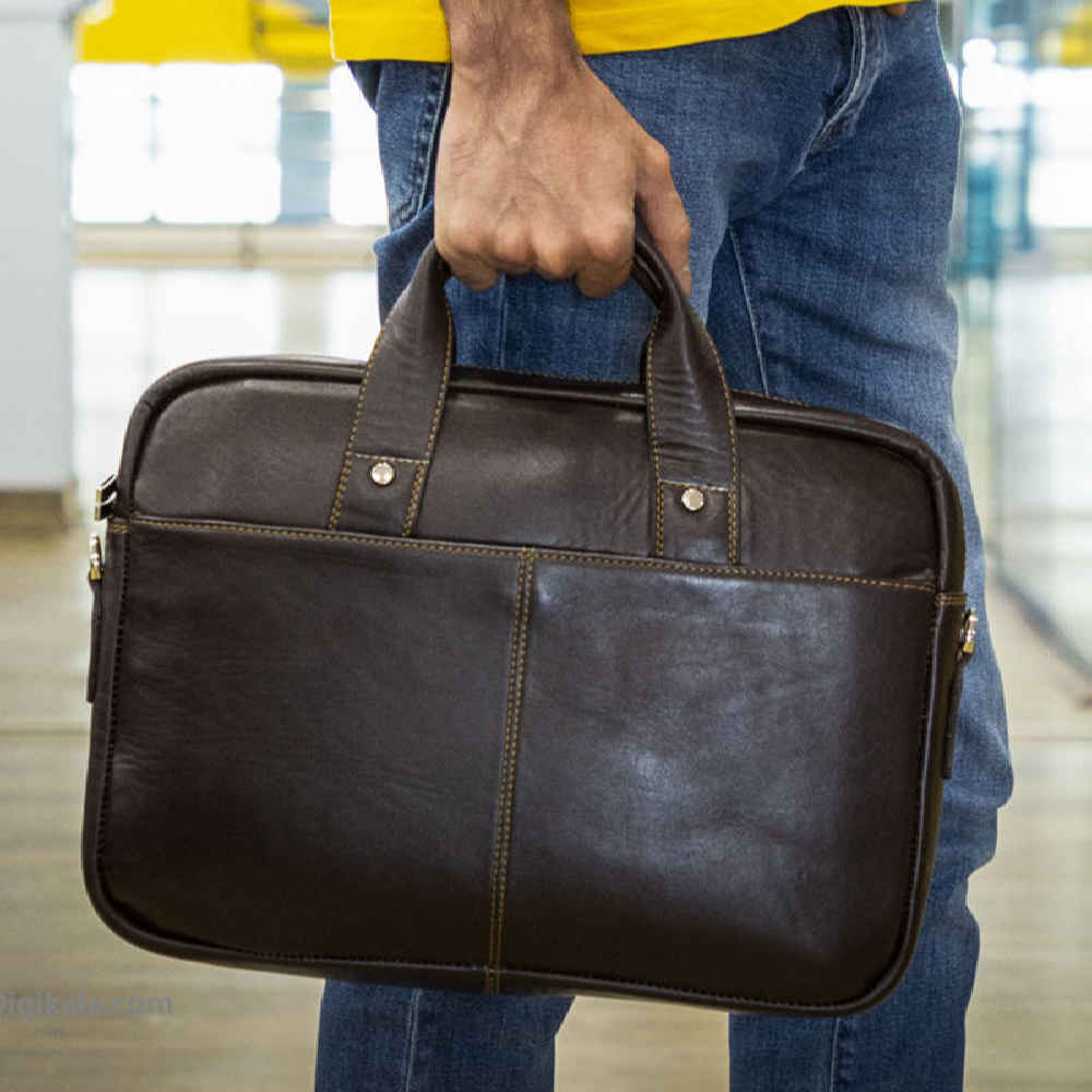 Persian Leather Briefcase Araz Model ShopiPersia