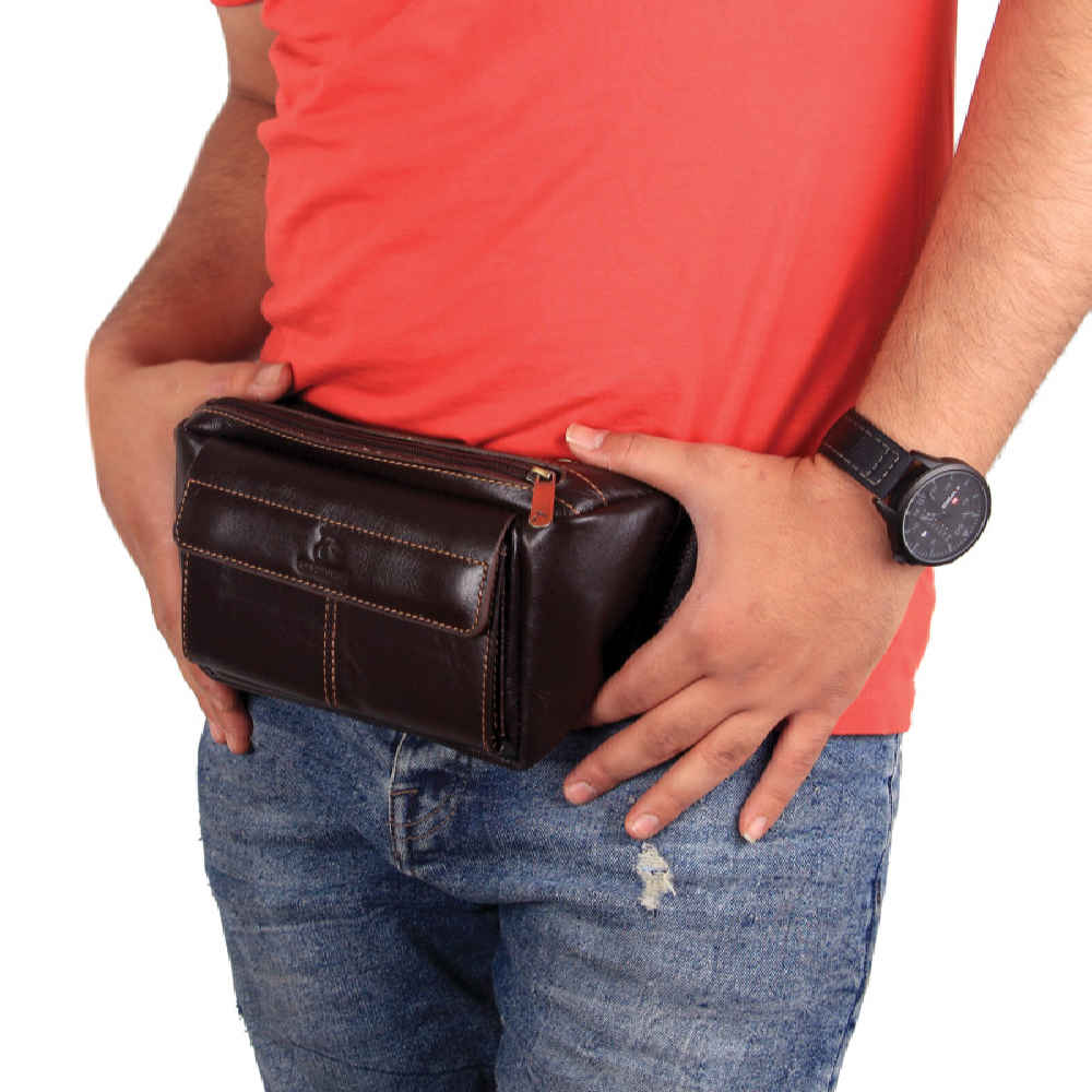 Real Leather Waist Pack Model Barez ShopiPersia