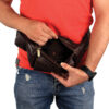 Real Leather Waist Pack with Adjustable Belt - Stylish Accessory for Everyday Carry