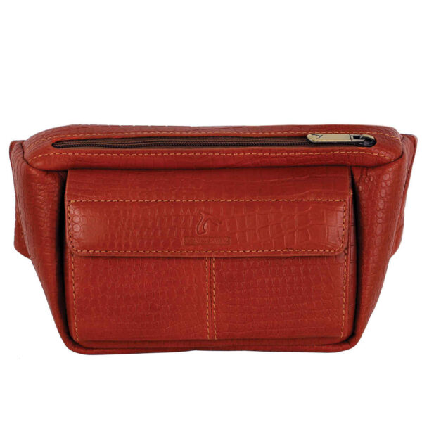 Real Leather Waist Pack with Adjustable Belt - Stylish Accessory for Everyday Carry