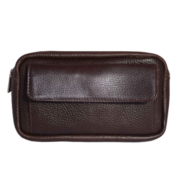 Real Leather Fanny Pack with Adjustable Belt for Men - Daily Carry Solution