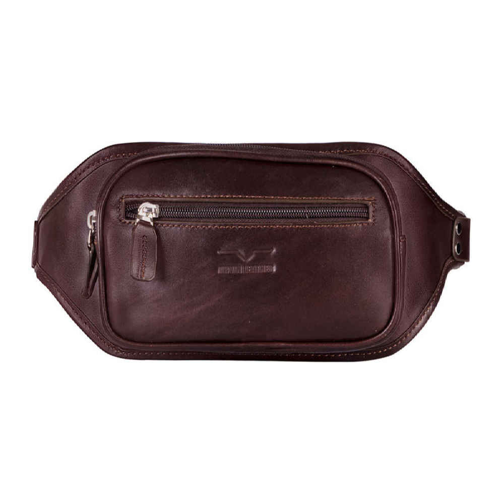 Real Leather Waist Pack with Adjustable Belt - Fashion Statement for Everyday Carry