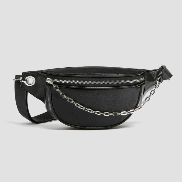 Real Leather Waist Pack with Adjustable Belt - Fashion Statement for Women