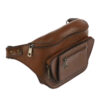 Real Leather Waist Pack with Adjustable Belt - Fashion Statement for Men