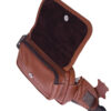 Real Leather Waist Pack with Adjustable Belt for Daily Use