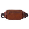 Real Leather Waist Pack with Adjustable Belt for Daily Use