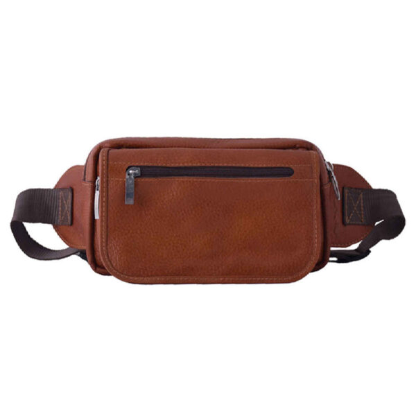 Real Leather Waist Pack with Adjustable Belt for Daily Use