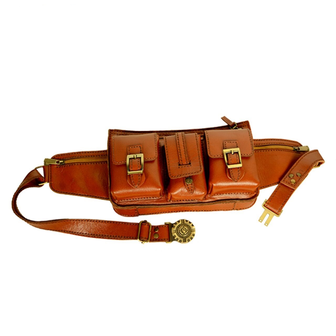 Persian Genuine Leather Waist Pack Model Riha ShopiPersia