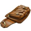 Real Leather Fanny Pack with Adjustable Belt for Men - Great for Travel & Outdoor Use