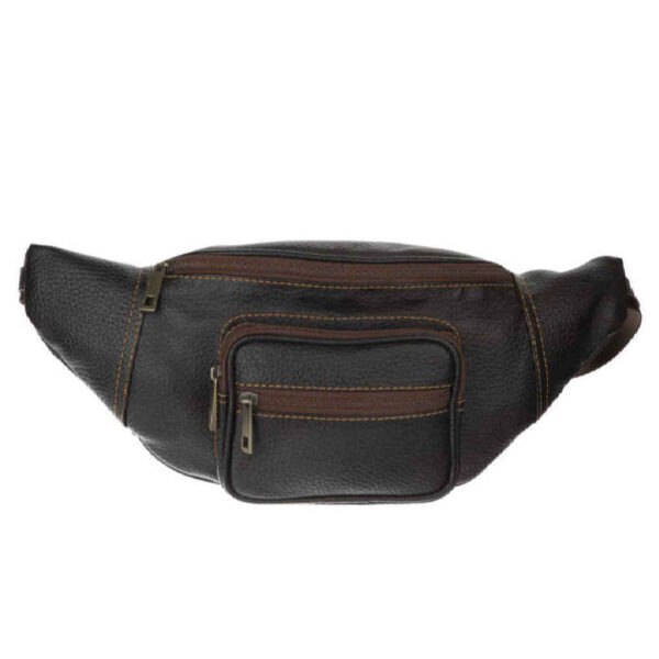 Real Leather Fanny Pack with Adjustable Belt for Men - Everyday Essentials