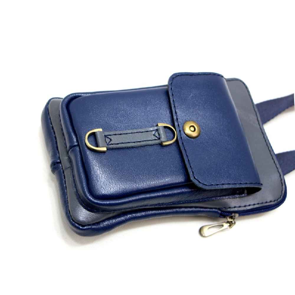 Real Leather Fanny Pack with Adjustable Belt for Men – Daily Essentials