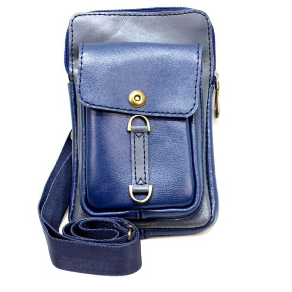 Real Leather Fanny Pack with Adjustable Belt for Men - Daily Essentials