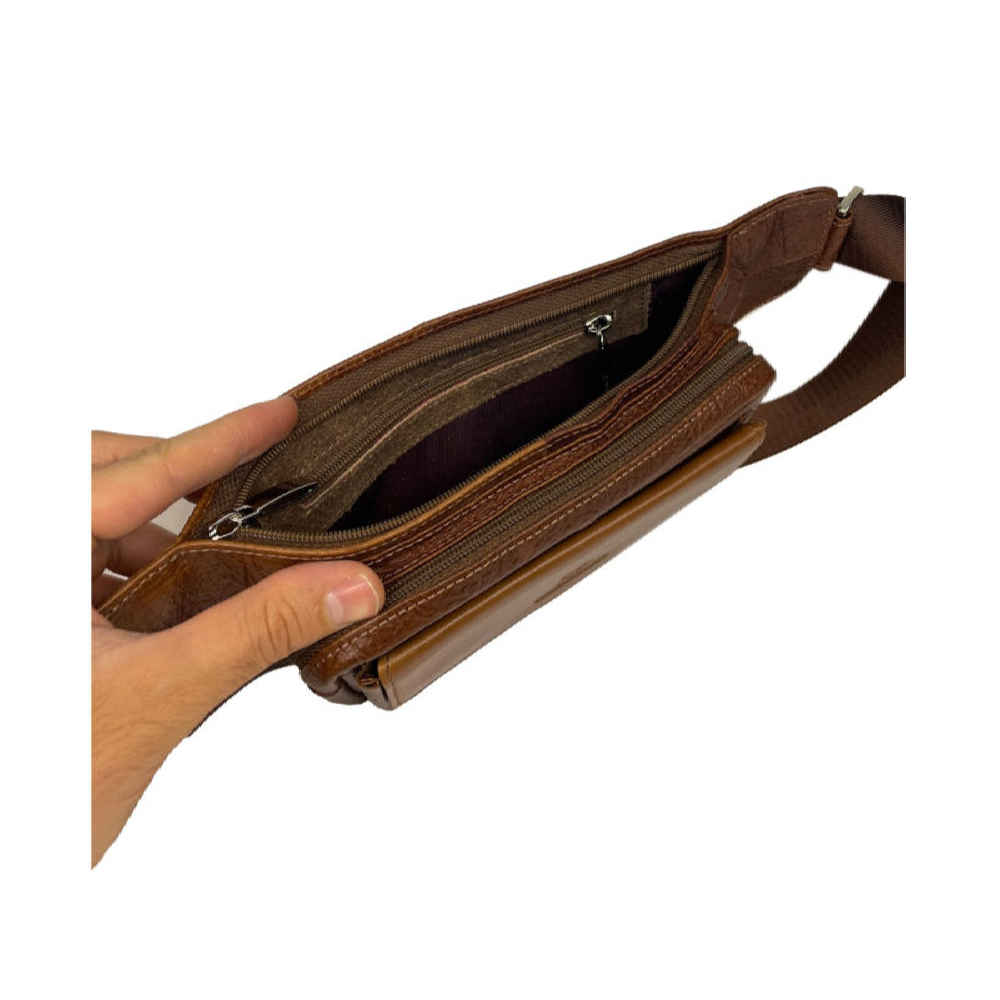 Real Leather Fanny Pack with Adjustable Belt for Men – Everyday Carry Essential