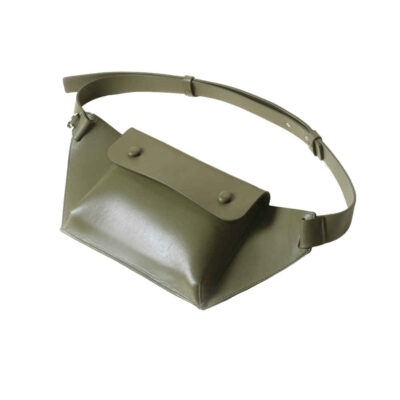 Real Leather Waist Pack with Adjustable Belt for Women – Everyday Carry