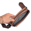 Real Leather Waist Pack with Adjustable Belt - Fashion Statement for Daily Use