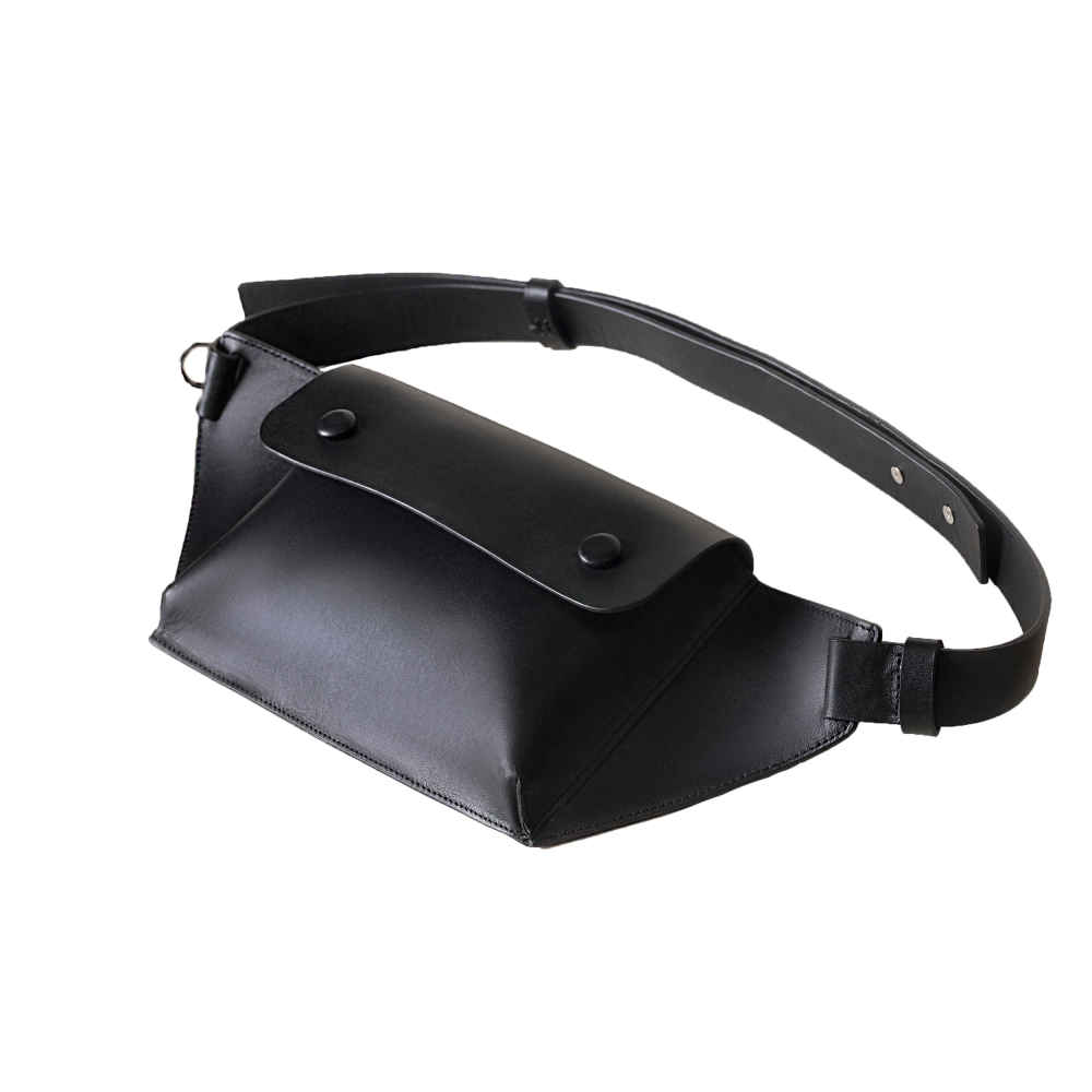 Real Leather Waist Pack with Adjustable Belt for Women - Everyday Essentials